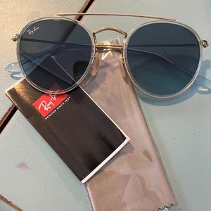 Ray Ban round double bridge sunglasses